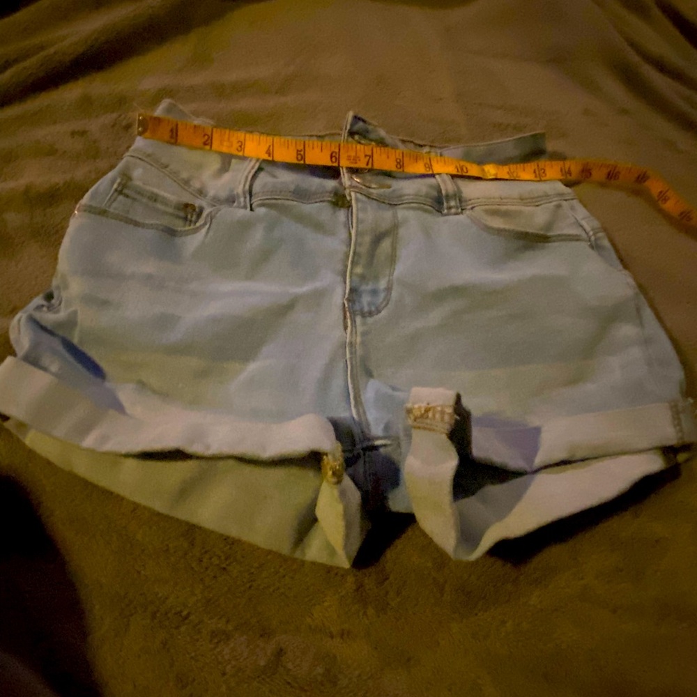 Stretch denim shorts 9/29